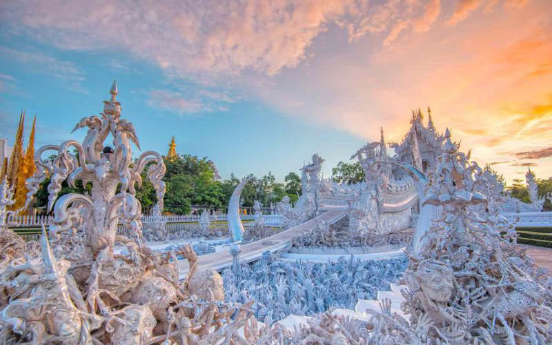 Wat Rong Khun thailand - white temple thailand